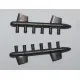 REXx 32024 - 1/32 DH.9a early exhausts for Wingnut Wings metal model