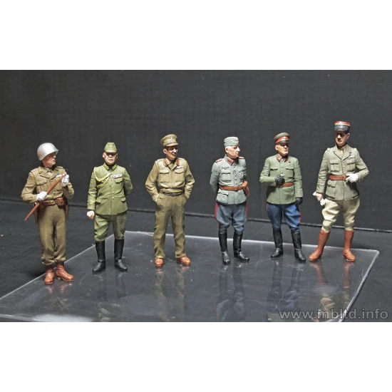 The Generals of WW II 6 figures 1/35 Master Box 35108