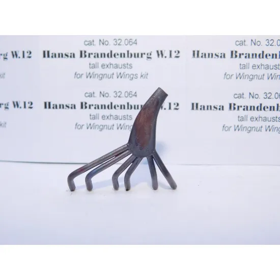 REXx 32064 - 1/32 Hansa Brandenburg W.12 tall exhaust (Wingnut Wings)