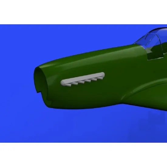 REXx 72034 - 1/72 Mustang P-51D exhaust pipes scale metal model kit