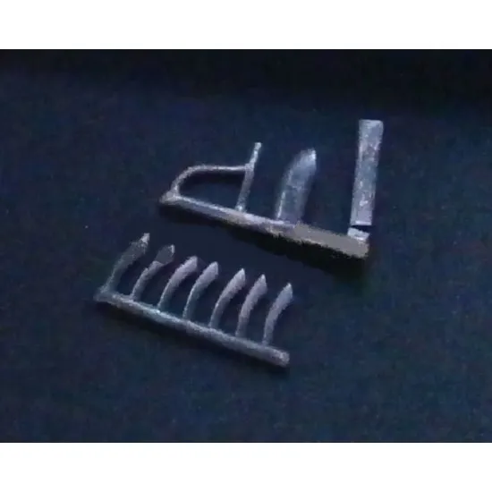 REXx 72037 - 1/72 I-153 Polikarpov Chaika exhaust pipes scale metal model kit