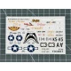 Foxbot 72-052 - 1/72 Decals U.S.A.F. North American P-51 Mustang Nose Art and Stencils (Part 2)