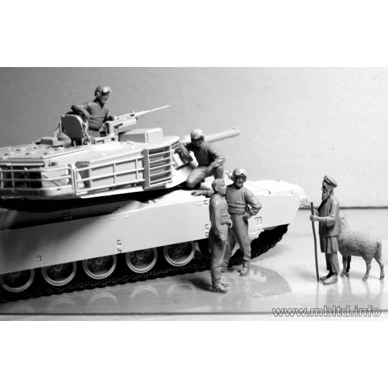 US tankmen in Afghanistan. 5 figures 1/35 Master Box 35131 US tankmen in Afghanistan. 5 figures 1/35 Master Box 35131