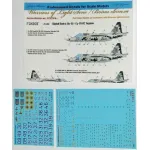 Us Stock Foxbot 72-056t - 1/72 Decal/Stencils Digital Rooks Su-25 Ukrainian Air Forces