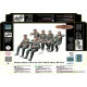 German Infantry on the march, WW II era 6 figures 1/35 Master Box 35137