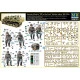 German Infantry on the march, WW II era 6 figures 1/35 Master Box 35137