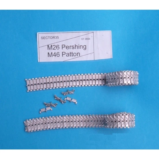 Sector 35 3554-SL - 1/35 Metal tracks for tanks M26 Pershing, M46 Patton (assembled in tape)