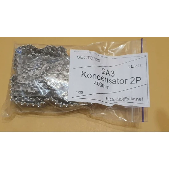 Sector 35 3571-SL - 1/35 Assembled metal tracks for 2A3 Kondensator 2P 403mm