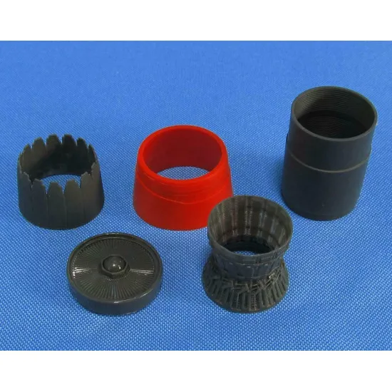 Metallic Details MDR4860 - 1/48 F-16 F100 Engine Afterburner Nozzle Set (Tamiya)