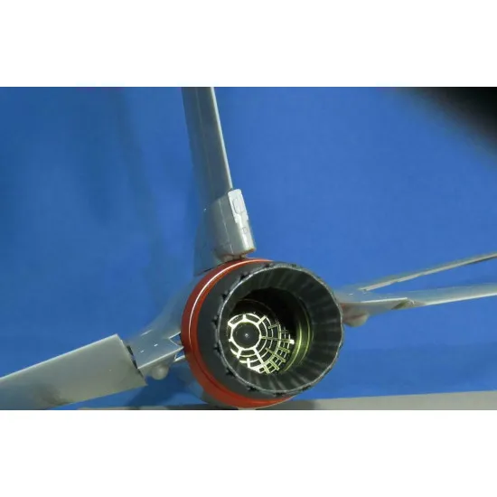 Metallic Details MDR4860 - 1/48 F-16 F100 Engine Afterburner Nozzle Set (Tamiya)