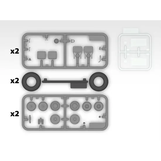 ICM 35570 - 1/35 - Laffly V15T WWII French Artillery Towing Vehicle scale model