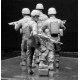 Modern US infantrymen. Cordon and Search 4 figures 1/35 Master Box 35154