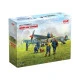 ICM DS4802 - 1/48 RAF Airfield WWII, 7 figures, scale model kit