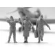 ICM DS4802 - 1/48 RAF Airfield WWII, 7 figures, scale model kit