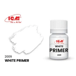 ICM 2009 Acrylic primer for prefabricated models, White, 17 ml