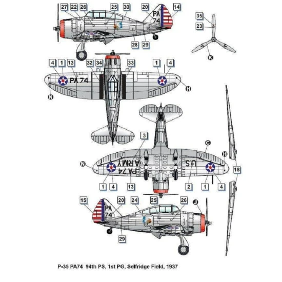Dora Wings DW48035 - 1/48 Percival Proctor Mk.I, scale plastic model kit
