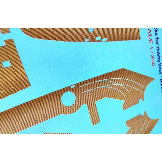 Print Scale 3D350-001 - 1/350 Wooden decks Dunkerque decal for Hobby Boss