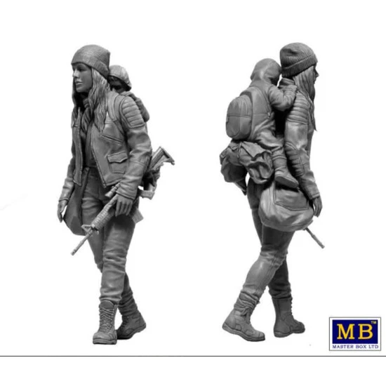 Master Box 24077 - 1/24 Post-apocalyptic Last Bridge Kit 5 Nadezhda Hope