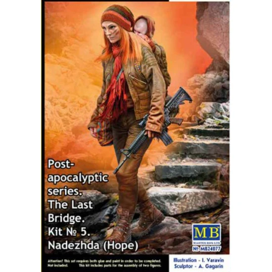 Master Box 24077 - 1/24 Post-apocalyptic Last Bridge Kit 5 Nadezhda Hope