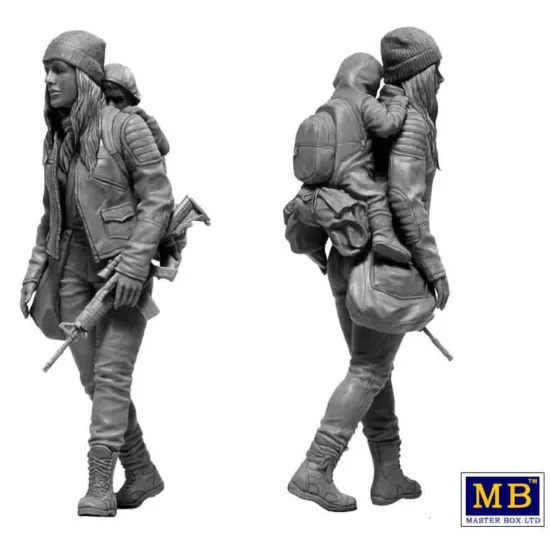 Us Stock Master Box 24077 - 1/24 Post-apocalyptic Last Bridge Kit 5 Nadezhda Hope