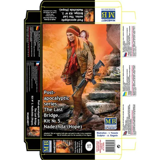 Us Stock Master Box 24077 - 1/24 Post-apocalyptic Last Bridge Kit 5 Nadezhda Hope