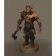 Dnepro Model DN3201 - 1/32 Barbarian Warrior Resin firure 54 mm