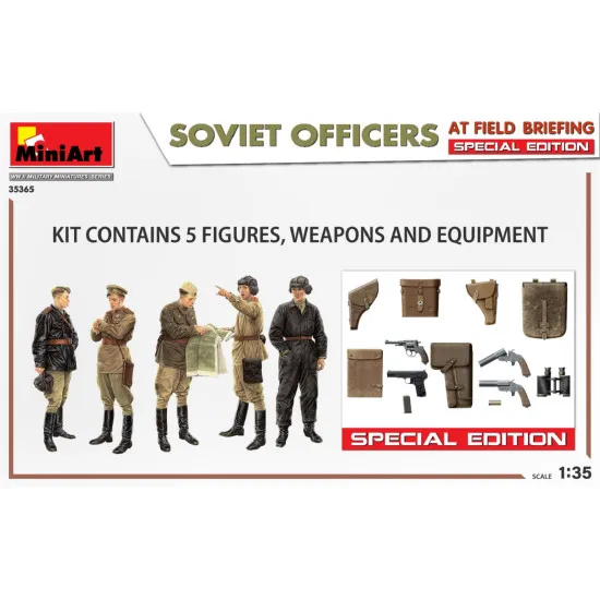 Miniart 35365 - 1/35 Soviet officers at a field briefing. (Special issue) model