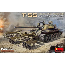 Miniart 37092 1/35 Tank T-55 with a mine sweep KMT-5M (Czechoslovak production)