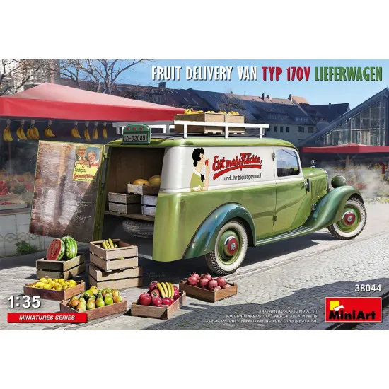 Miniart 38044 - 1/35 Fruit delivery van TYP 170V Lieferwagen, scale model
