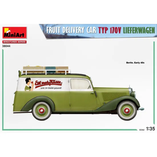 Miniart 38044 - 1/35 Fruit delivery van TYP 170V Lieferwagen, scale model