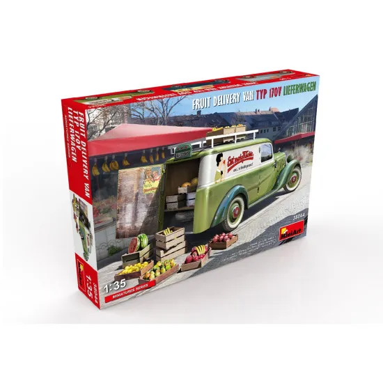 Miniart 38044 - 1/35 Fruit delivery van TYP 170V Lieferwagen, scale model