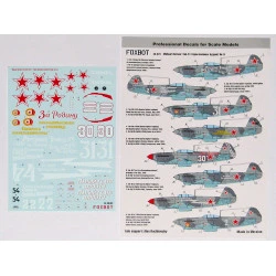 Foxbot 48-073 - 1/48 Soviet interceptor and fighter aircraft Yak-9 Midwar Heroes