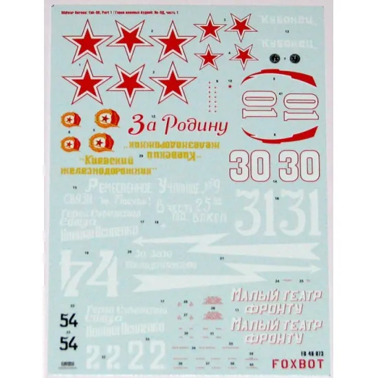 Us Stock Foxbot 48-073 - 1/48 Soviet Interceptor And Fighter Aircraft Yak-9 Midwar Heroes