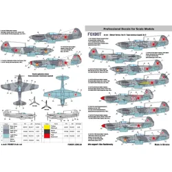 Us Stock Foxbot 48-073 - 1/48 Soviet Interceptor And Fighter Aircraft Yak-9 Midwar Heroes