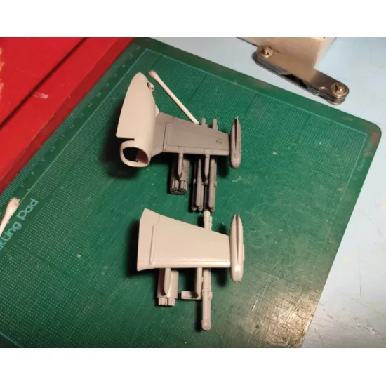 Us Stock Metallic Details Mdr48122 - 1/48 Ka-50. Stub Wing With At-16 Scallion And B-8v20