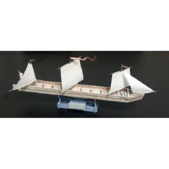 Orel 336 - 1/200 Paper Model Kit Floating battery Langemaren, Denmark, 1719