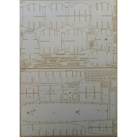 Laser Cutting for Orel 330/2 Battleship Wasa 1/100 Sweden, 1628, Military