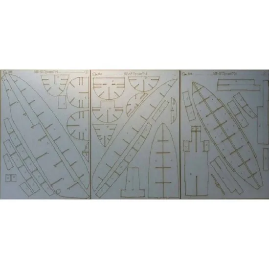 Laser Cutting for Orel 333/2 Sea tug, project 714 MB-15 1/200 USSR 1977 Military