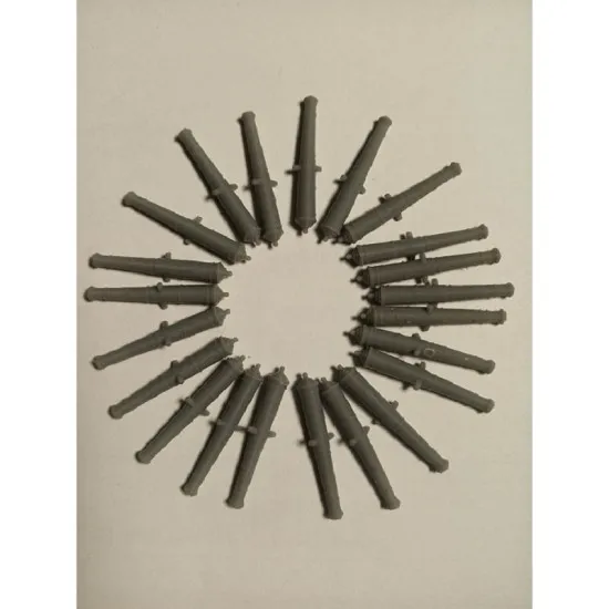 Set of barrels for guns for Orel 307/6 Frigate Eagle 1/100 Russia, 1669 Military