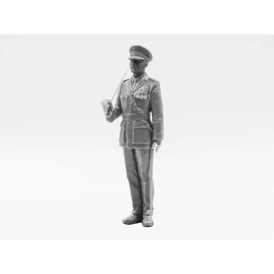 ICM 16012 - 1/16 Royal Marines officer 1 figure, scale plastic model kit