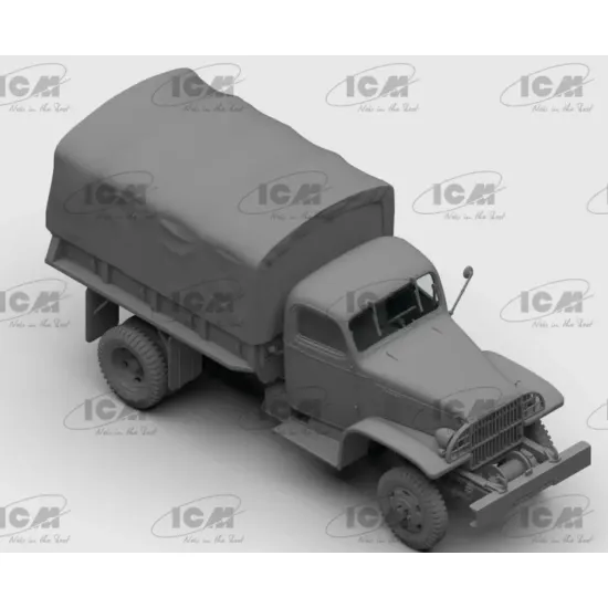 Us Stock Icm 35594 - 1/35 G7117 With Wwii Soviet Drivers, Scale Plastic Model Kit