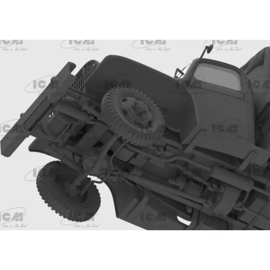 Us Stock Icm 35594 - 1/35 G7117 With Wwii Soviet Drivers, Scale Plastic Model Kit