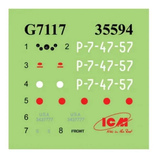 Us Stock Icm 35594 - 1/35 G7117 With Wwii Soviet Drivers, Scale Plastic Model Kit