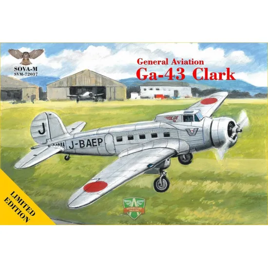 Sova Model 72037 - 1/72 GA-43 Clark airliner Manchurian Air Lines model kit