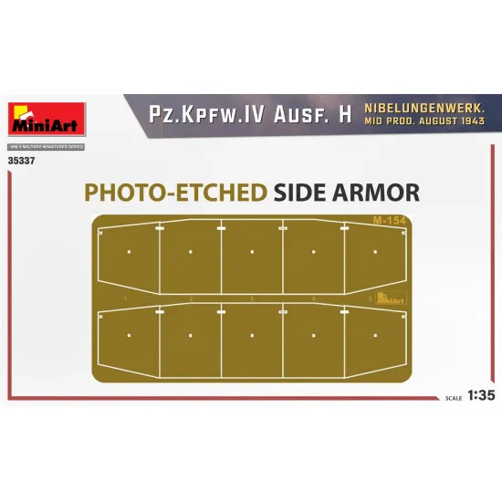 Miniart 35337 - 1/35 Pz.Kpfw.IV Ausf. H Nibelungenwerk (Medium Production), 1943