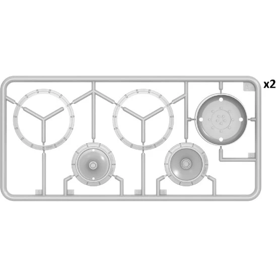 Miniart 38033 1/35 GERMAN INDUSTRIAL TRACTOR D8511 MOD. 1936 WITH CARGO TRAILER