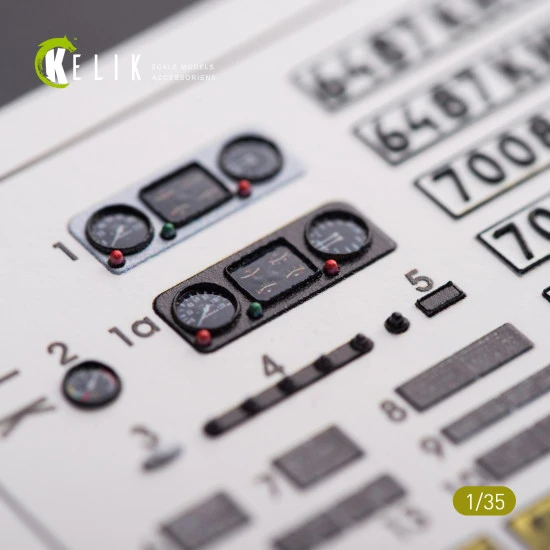 Kelik K35002 - 1/35 ZiL-131 series interior and exterior 3D decals for any kit