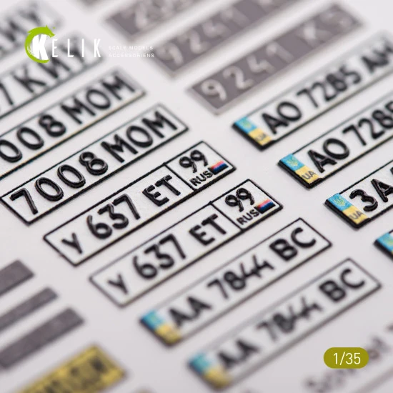 Kelik K35002 - 1/35 ZiL-131 series interior and exterior 3D decals for any kit