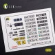Kelik K35002 - 1/35 ZiL-131 series interior and exterior 3D decals for any kit
