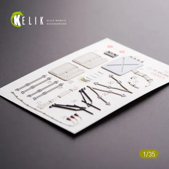 Kelik K35003 - 1/35 MI-8MT/MI-17 interior 3D decals for Trumpeter model kit